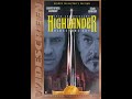 Opening Closing To Highlander Director S Cut 1997 DVD HD