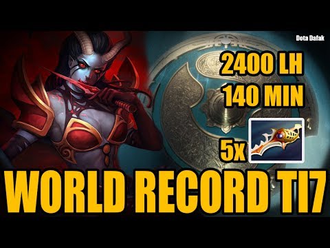 WORLD RECORD TI7 140 MIN + 2400 LAST HIT - EMPIRE VEGA - Dota 2