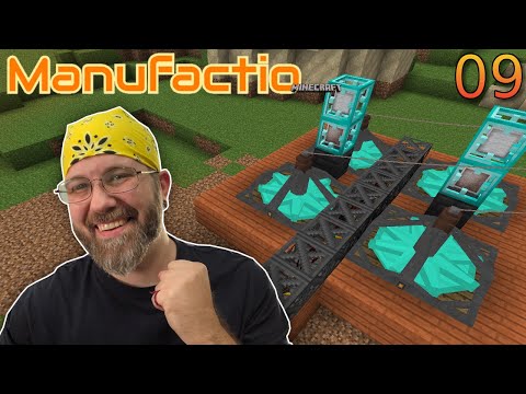 Lets Play Manufactio EP 9 - Powered Drill - Carbon Filters - Pollutant Pump - Sports Plane