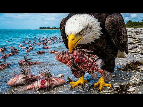 Thousands of Lionfish Are Dying With Mysterious Ulcers — And Bald Eagles Are Eating What's Left