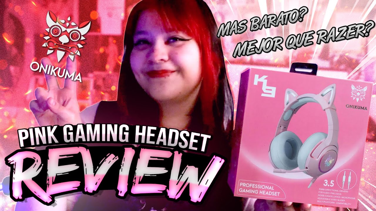 Unboxing audífonos Onikuma con orejitas de gato para ser la chica gamer con la mejor onda del mundo