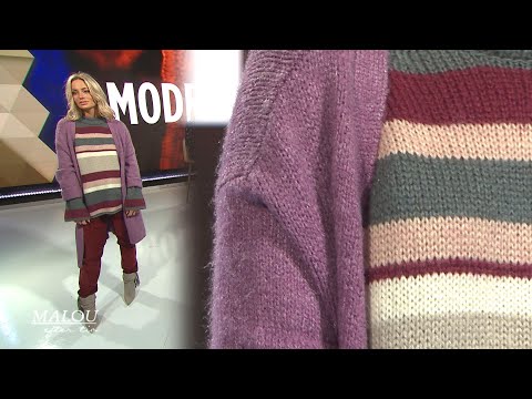 Frida Zetterström visar varma plagg:  ”Stickat utan att vara sticksit” - Malou Efter tio (TV4)