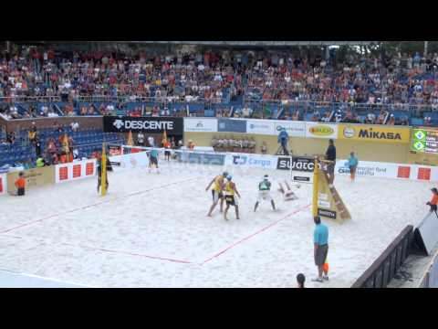 Patria Direct Open - Finále: Ricardo, Cunha - Alison, Emanuel 2:1 - Tiebreak - 27. 5. 2012.MOV