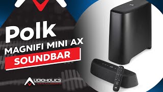 Video thumbnail for Polk MAGNIFI Mini AX Soundbar Review by Audioholics