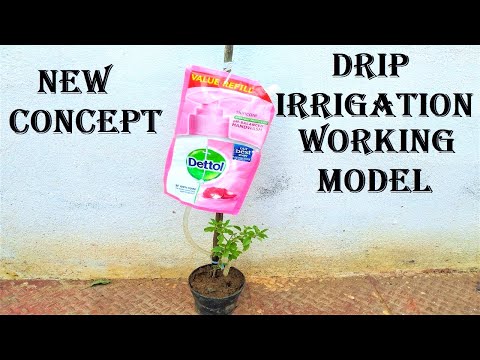 drip irrigation working model 3d inspire award science project diy howtofunda craftpiller