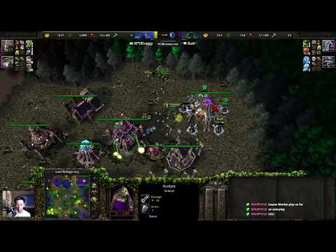 Foggy (NE) vs KraV (UD) WarCraft 3 - Warden Harass vs Undead Expo - Recommended - WC4270