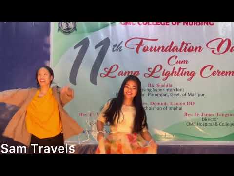 Best Remix Dance of CMC College of Nursing | 11th Foundation Day Cum Lamp Lighting 2022| Sam Travels