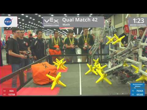 2017 VRC Math Q42 - 66A 1575B vs 7536A 6526E - 33 to 12
