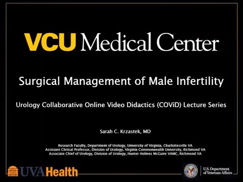 4.16.2020 Urology COViD Didactics - Surgical Treatment of Male Infertility