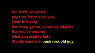 Snot - Mr  Brett (Custom Karaoke Cover)