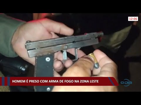 Homem eÌ preso com arma de fogo na zona leste 01 10 2021