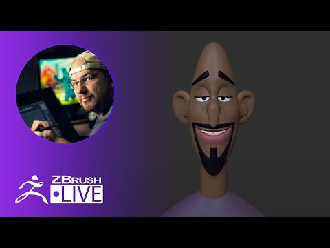 Create Disney Style 3D Characters #withme ! - Shane Olson - ZBrush 2021
