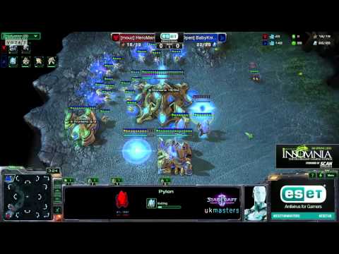 [T] HeroMarine vs [P] BabyKnight - ESET UK Masters Season 1 Grand Finals Game 1 of 5 Part 1