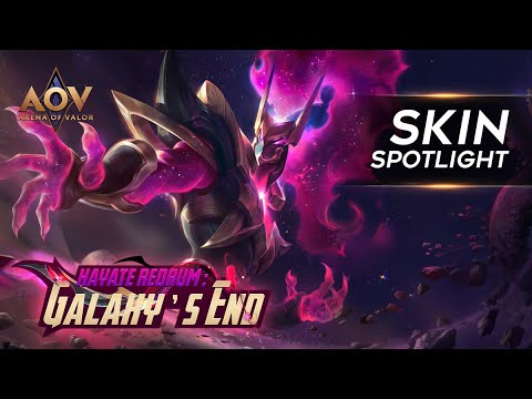 Hayate Redrum: Galaxy's End Skin Spotlight - Garena AOV (Arena of Valor)