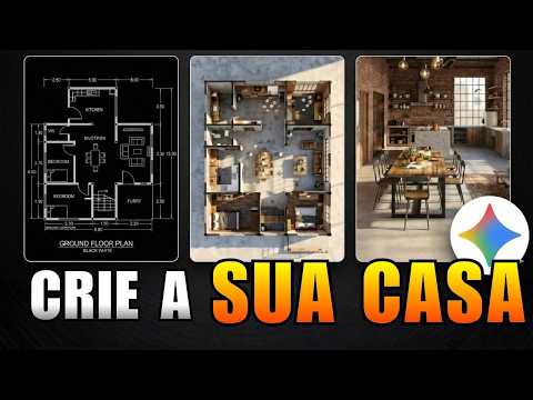 Como criar o PROJETO ARQUITETÔNICO da SUA CASA usando INTELIGÊNCIA ARTIFICIAL na prática