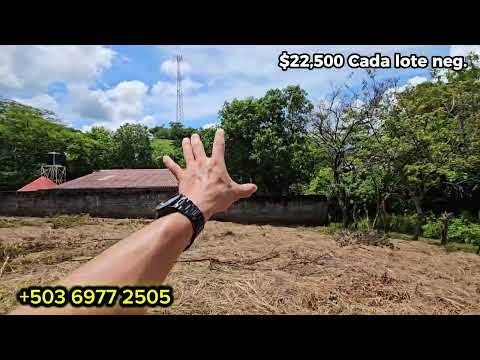 Se venden lotes en el Divisadero Morazán