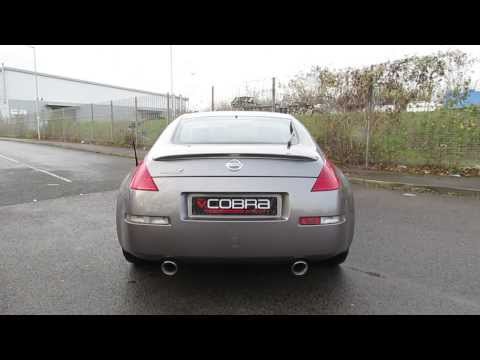 Nissan 350Z Cat Back Performance Exhaust by Cobra Sport Exhausts (NZ02)