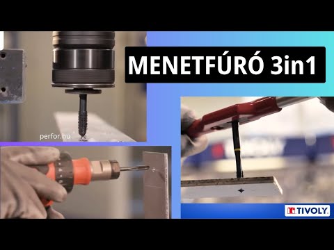 Univerzális menetfúró 3in1 (magyar felirat)