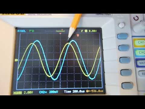 Siebkreis - Demoversuch zur Phasenverschiebung von Strom und Spannung in einer LC-Reihenschaltung