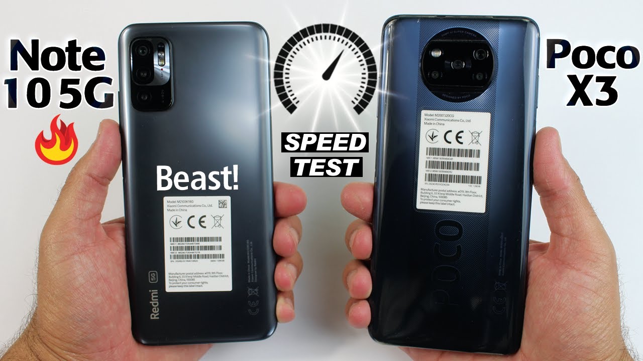 Redmi Note 10 5G vs Poco X3 - Speed Test & Rendering Test 😨