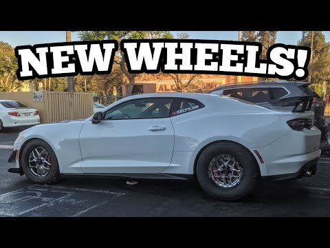 Billet Specialties Drag Pack Beadlocks On Camaro ZL1 1LE