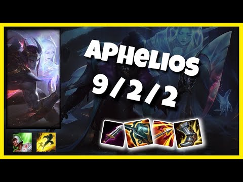 Aphelios Gameplay Challenger Replay S11 - 11.3 Bot Lane (9/2/2) - NA