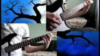 Cradle of Filth Foetus of new day kicking guitar cover without background music