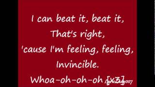 Invincible - Hedley (lyrics)