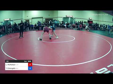 122 Lbs Round Of 16 - Lily McMahon, Flathead Valley Wrestling Club Vs Taylor Colangelo, Arizona Gi