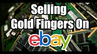 🤖 Selling RAM Fingers Computer Gold Scrap ( Recycle )