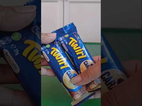 Cadbury Twirl Caramilk #shortsfeed #viral #youtubeshorts #chocolate #dairymilk #milk #yummy