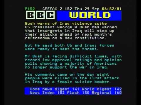 BBC2 (CEEFAX 2) Startup Opening