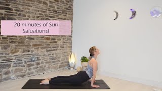20 Minutes of Sun Salutations