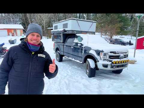 Four Days in the Wilderness - Winter Truck Camping