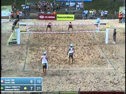 Cès A.-Cès K. FRA [18] Alison-Emanuel BRA [2] Round 2 Brasilia Open 2012 Men