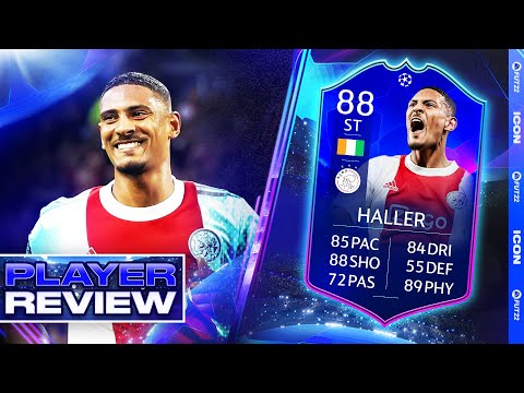 WHAT AN UPGRADE! 88 SEBASTIEN HALLER TOTGS PLAYER REVIEW - FIFA 22 ULTIMATE TEAM