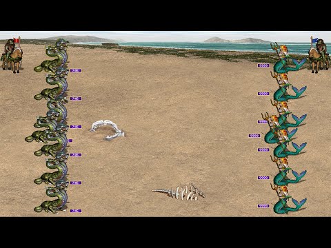 HEROES 3 COMBAT 9999 EACH SLOT MERMAIDS VS 7X745 HYDRAS