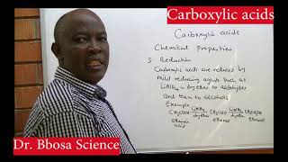 Carboxylic acids 1 By Dr Bbosa Science