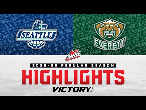 Seattle Thunderbirds at Everett Silvertips 01/24 | WHL Highlights 2025-26