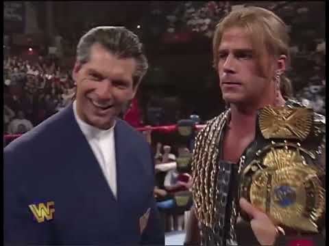 WWF Monday Night Raw - Vince McMahon Interviews Shawn Michaels, J Cornette & Diana Hart (1996-04-29)