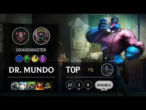 Dr. Mundo Top vs Shen - EUW Grandmaster Patch 10.21
