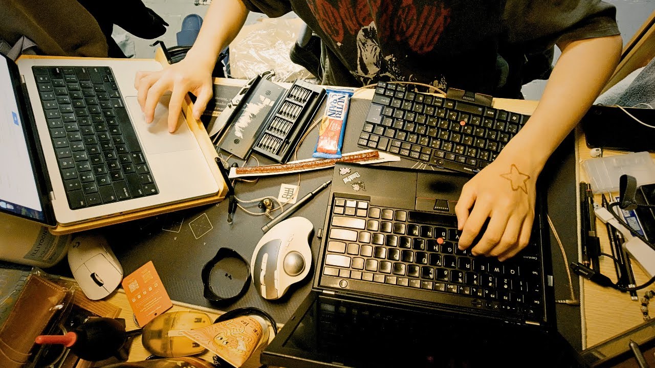 modding my 12 year old thinkpad + feelings about college: 02