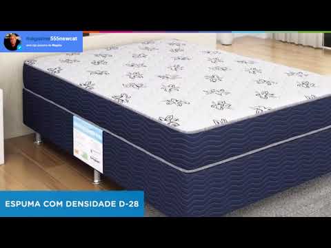 Cama Box Casal Ortobom Physical Blue