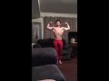 18yo bodybuilder looking impressive!