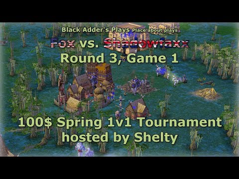 Shelty's Spring Tournament, R3 - Fox vs. Shadowfaxx, Game 1 - Age of Mythology: The Titans
