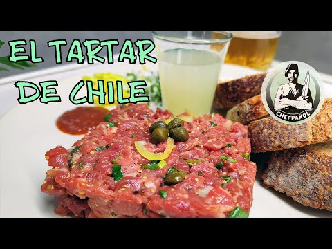 Crudo, la alternativa Chilena al Steak Tartar. Plato típico de Valdivia.