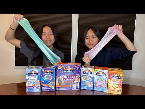 We tested Elmer's Slime Kits | Janet and Kate