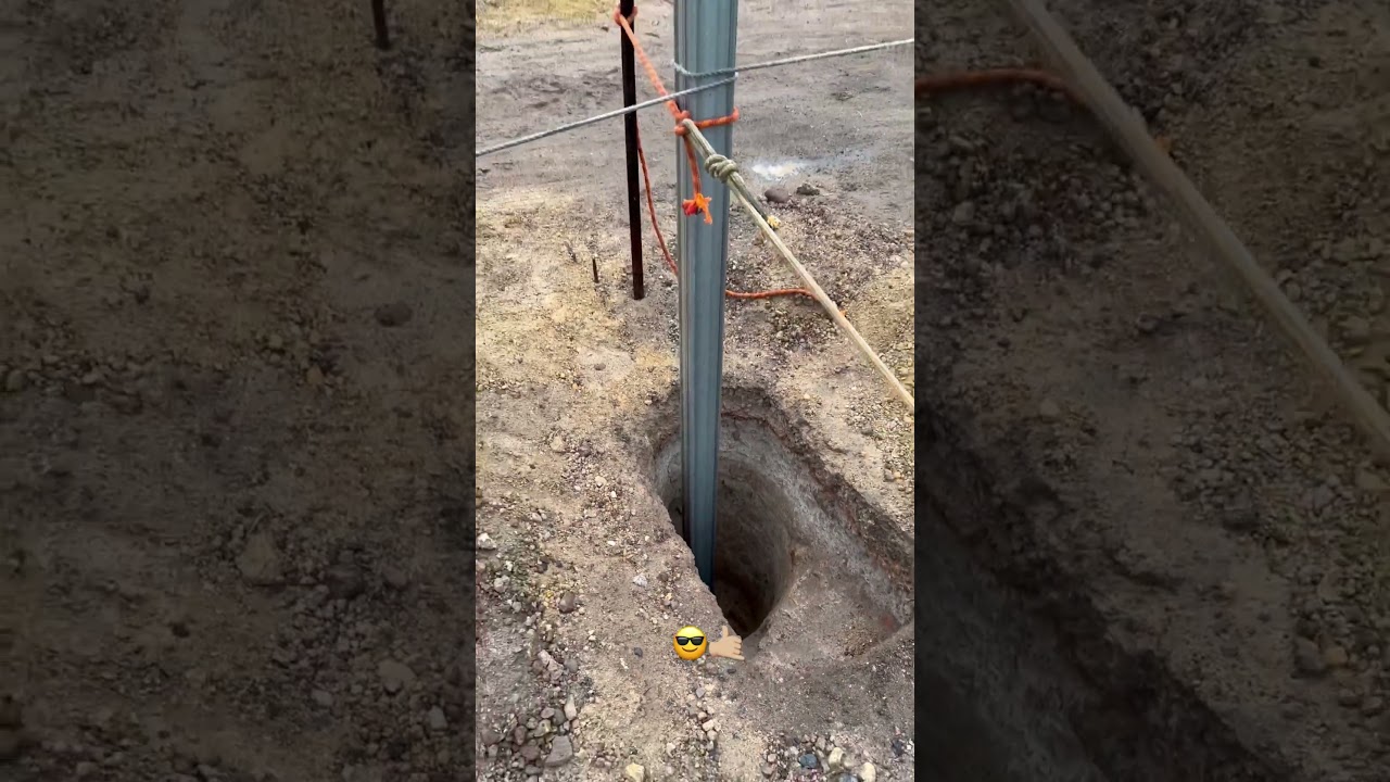 #frontgatedesign #gate #landscape #pole #concrete #builtnotbought #hardwork #work #fun #happy #life