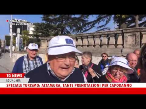 TG News Tele Appula - Speciale turismo: Altamura, tante prenotazioni per Capodanno