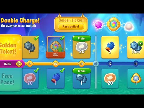 @Fishdom Win Strikes Level 10064 - 10069. Double Charge Level 11 🔓